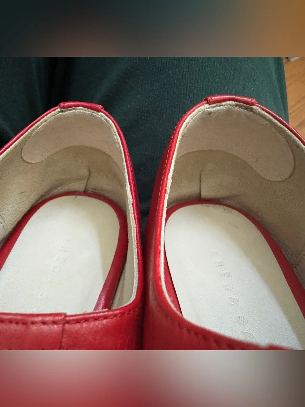 Freda Salvador Aubrey Red Mary Janes (8, runs small)